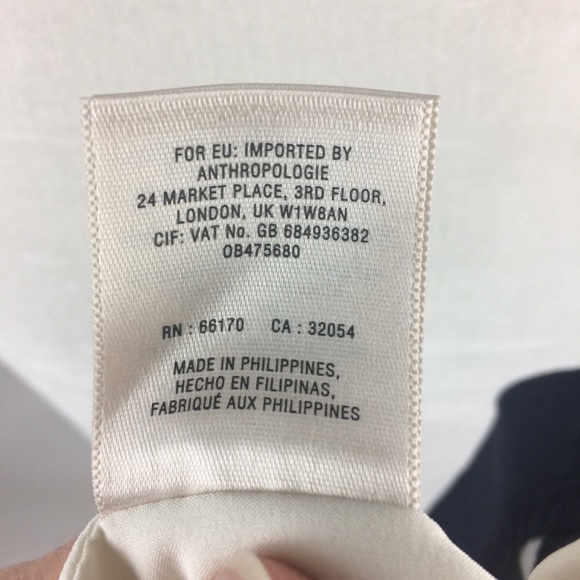 Maeve Vanda Pencil Dress Sz 6 Blue & White Floral - Picture 6 of 8